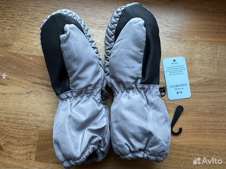 Варежки краги 2-4 года зимние