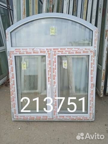 Пластиковые Окна Б/У 1670(в) х 1360(ш) Арочные Tec