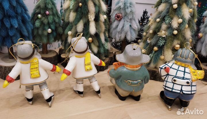 Фарфоровая мануфактура ёлочные игрушки