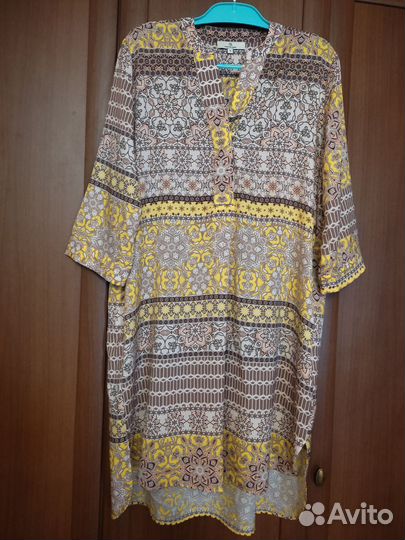 Charlotte Sparre новое платье туника шелк 46-48р