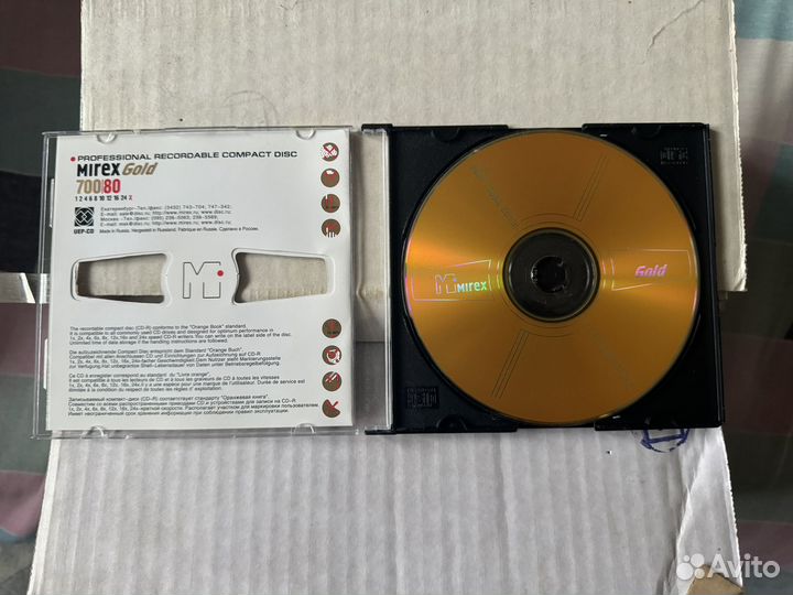 CD-R болванки Mirex Gold