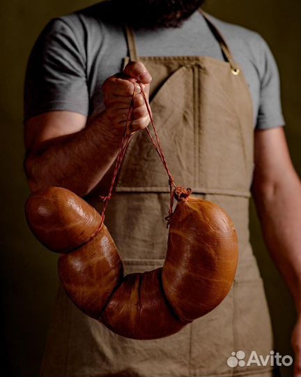 Вареная колбаса халяль Хицунов от производителя