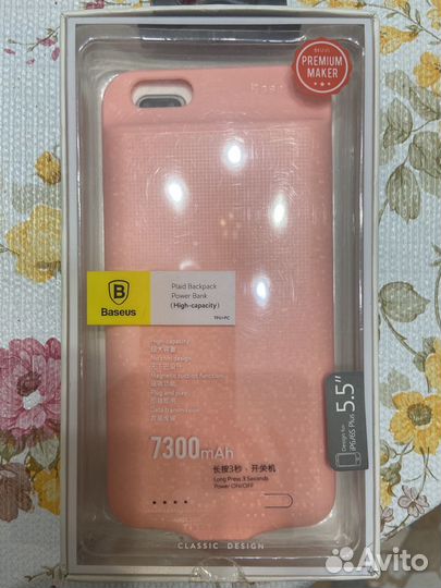Чехол зарядка iPhone 6s plus 5,5