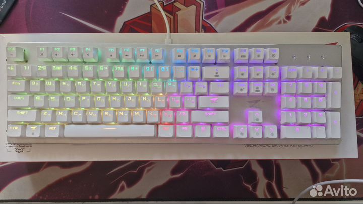 Белая Механическая Клавиатура Zet Gaming Blade 2