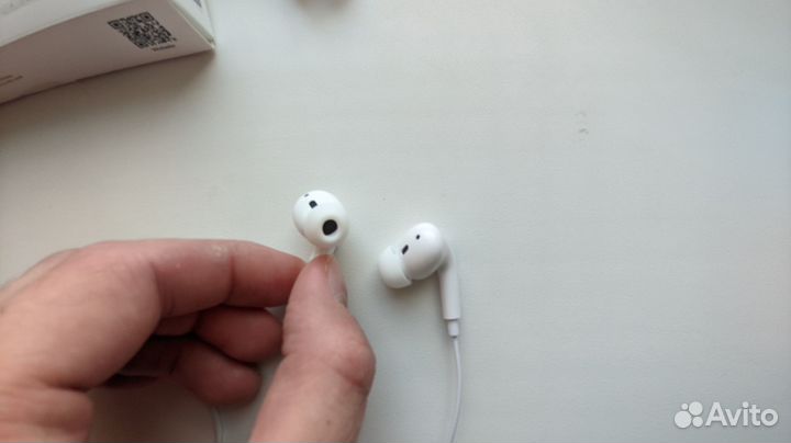 Проводные наушники USB type-C с микрофоном для сма