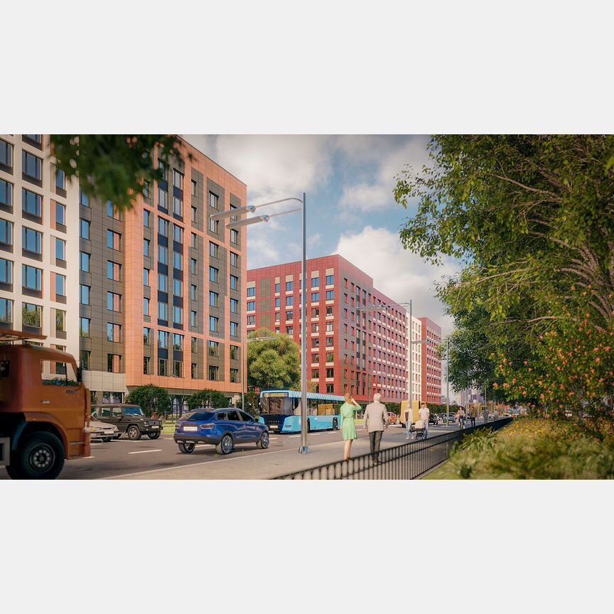 2-к. квартира, 53,2 м², 9/9 эт.