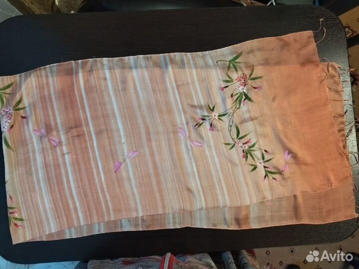 Шарфик летний, шелк натуральный