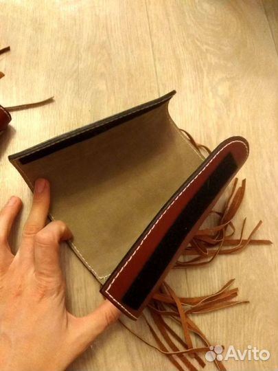 Краги ковбоя натуральная кожа