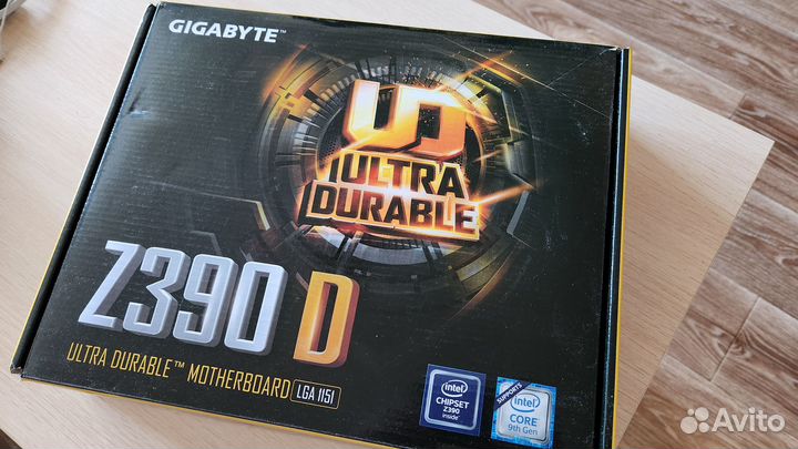 Материнская плата Gigabyte Z390 D + Core I-5 9600K