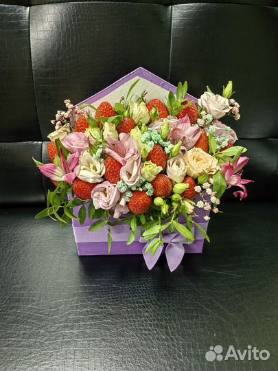 Клубника в шоколаде съедобные букеты день матери