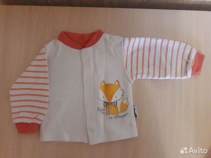 Две польские кофточки с рождения пакетом,56р и 68р