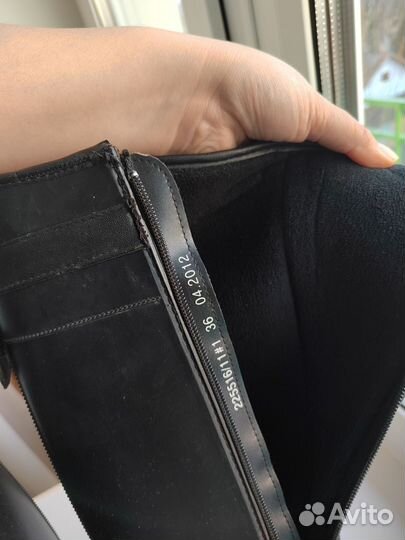 Сапоги резиновые утепленные женские 36