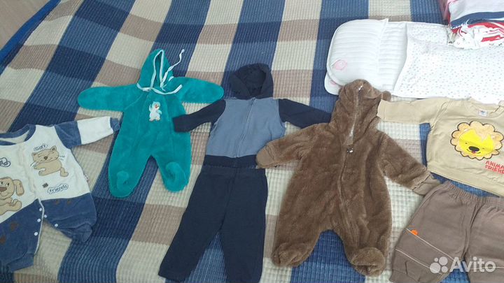 Вещи на мальчика от 0 мес до 1,5 лет