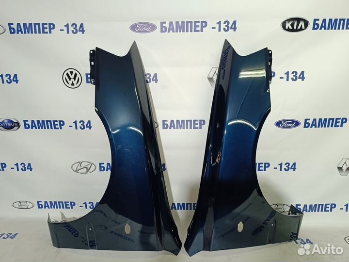 Крыло (комплект) hyundai accent синий B04