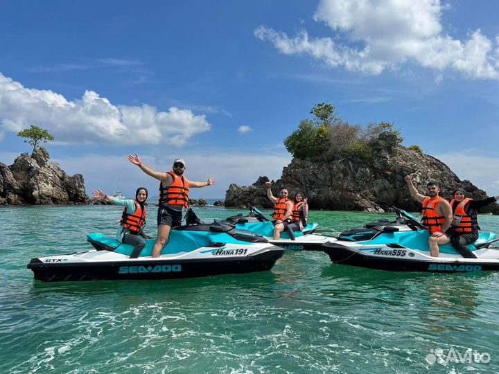 Паттайя Топ-Экскурсия Нагидроциклах— поостровам