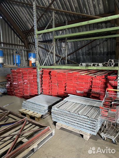 Стеллажи паллетные б/у