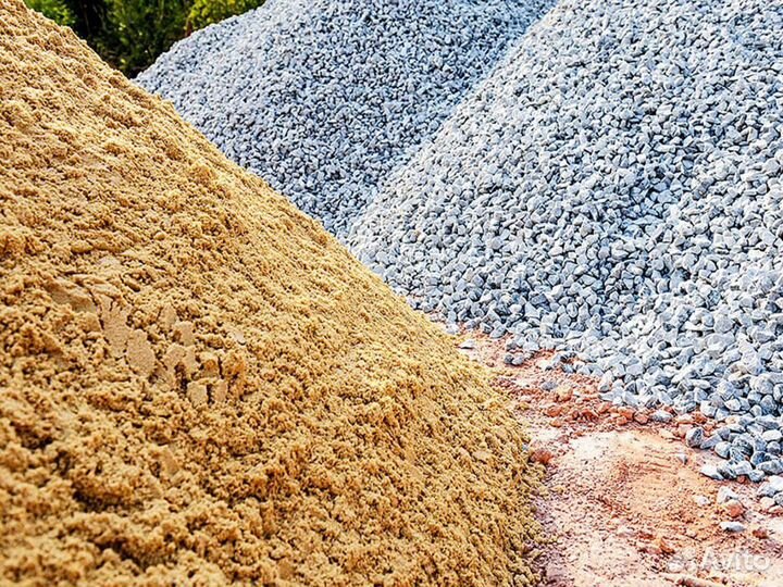 Щебень вторичный крупный от трех кубов