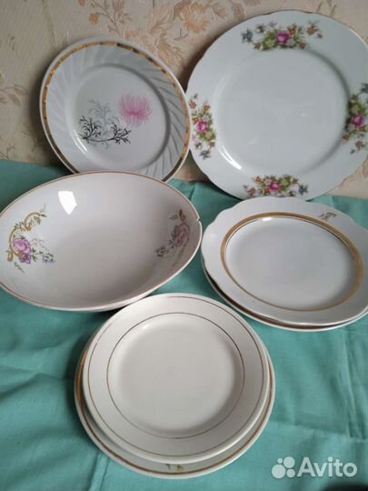 Тарелки времен СССР (разные)