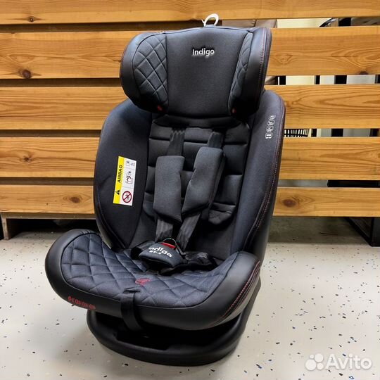 Indigo Aero Isofix 0-36 кг автокресло черный