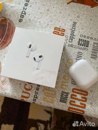 Беспроводные наушники apple airpods 3
