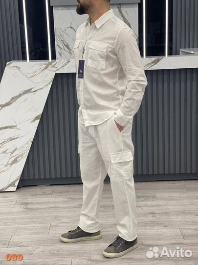 Костюм комплект Ralph Lauren белый лен