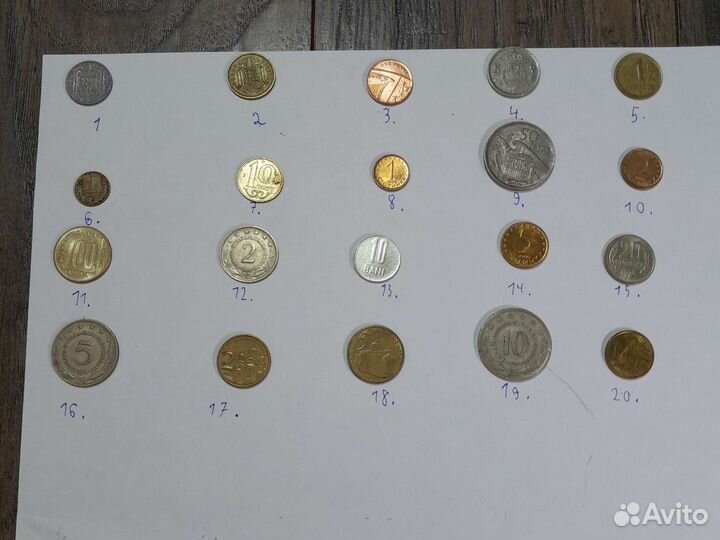 Наборы монет цена за один набор