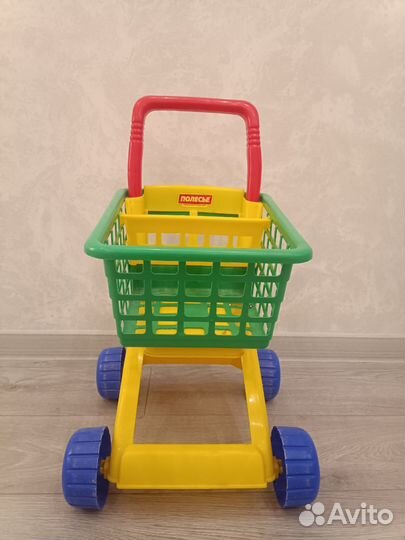 Игрушечная магазинная тележка для детей