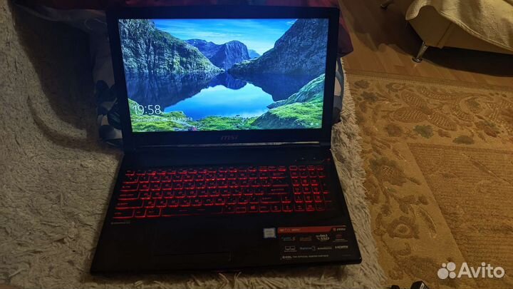 Игровой ноутбук Msi gl63