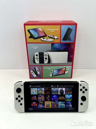 Nintendo switch oled 192gb Чип прошит Обмен