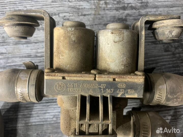 Клапан системы отопления со шлангами BMW 7 E65