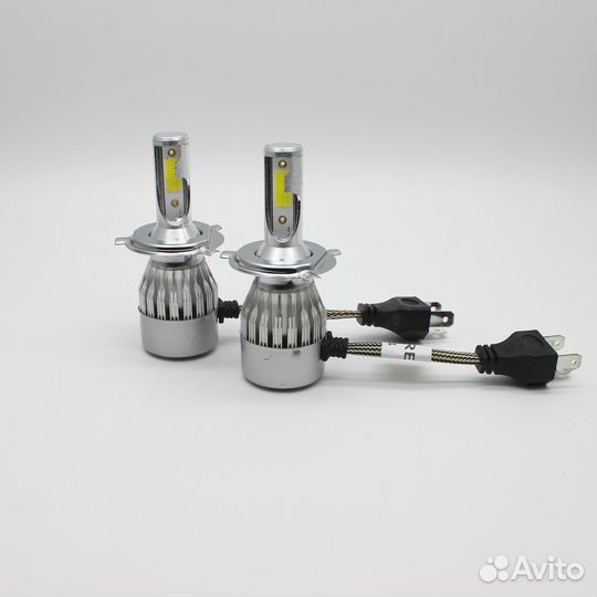 Лампа светодиодная С6 C2R H4, головной свет, 2 шт