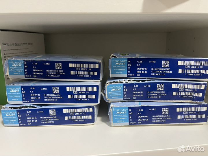 Линзы acuvue moist