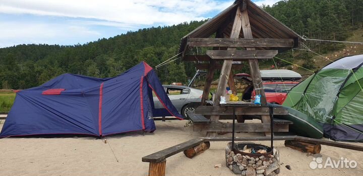 Палатка туристическая 3 местная с тамбуром