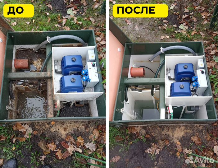 Обслуживание септиков Ремонт