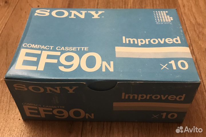 Аудиокассета Sony EF90 подделка