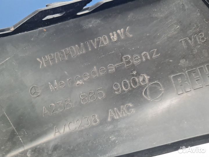 Юбка заднего бампера Mercedes E-klasse Coupe C238