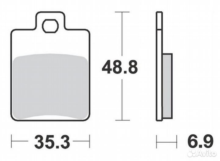 Колодки дискового тормоза Stage6 Racing Piaggio
