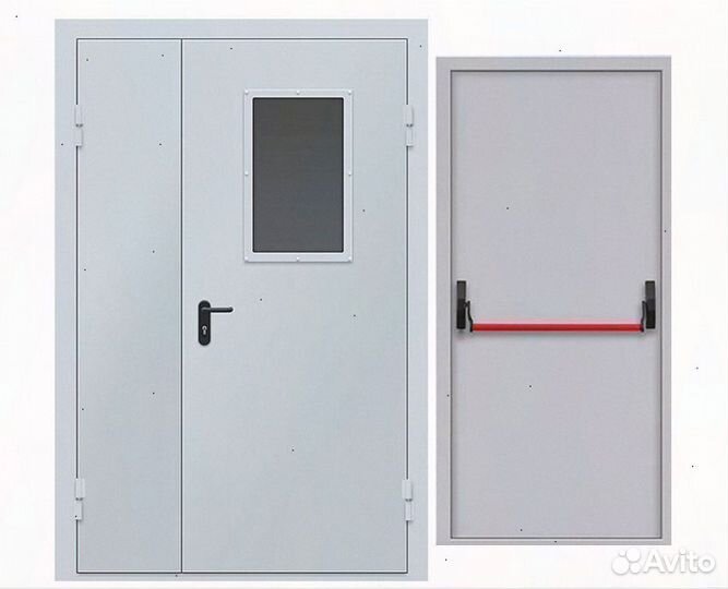 Двери огнеупорные