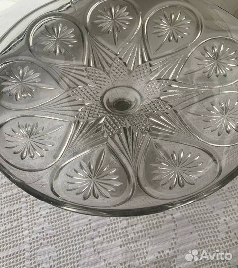 Ваза для фруктов на ножке СССР