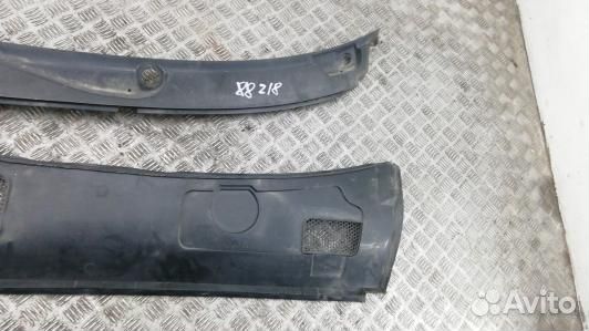 Накладка декоративная (жабо, дождевик) audi A6 C6