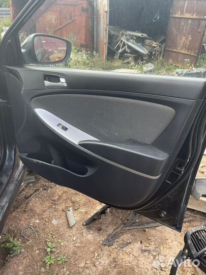 Дверные карты,Обшивки двери Hyundai Solaris