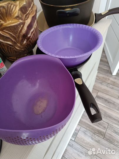 Сковороды, казан и по мелочи