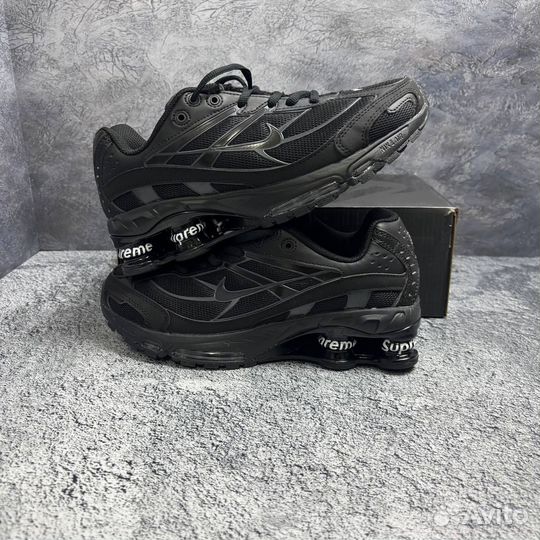 Кроссовки Supreme x Nike Shox Ride 2 черные