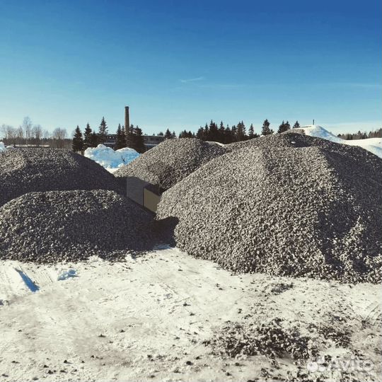 Щебень известняковый любой фракции