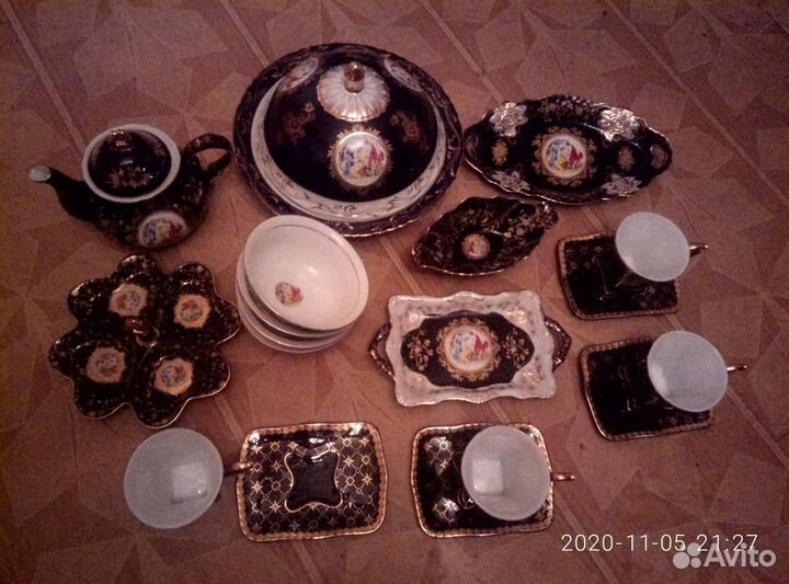 Сервиз M.Z 1794 thun cobalt 24ct (винтаж)