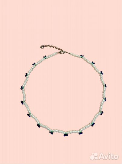 Колье из бисера ручной работы