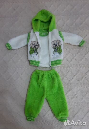 Костюм тройка утепленный новый р-р68