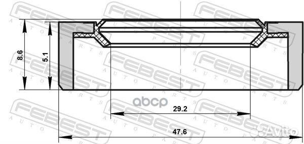 Сальник привода volvo S40 II/S60 II/S80 II/XC60