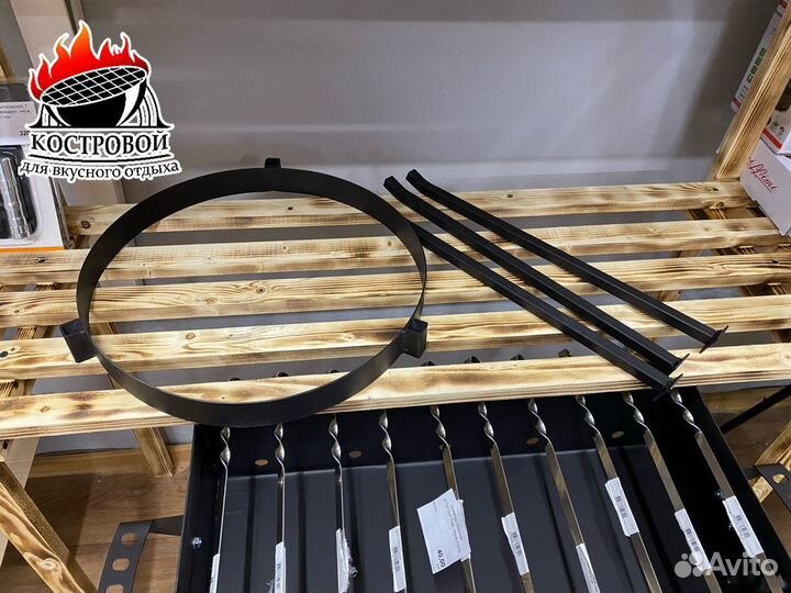 Тренога - подставка для казана 12 литров разборная