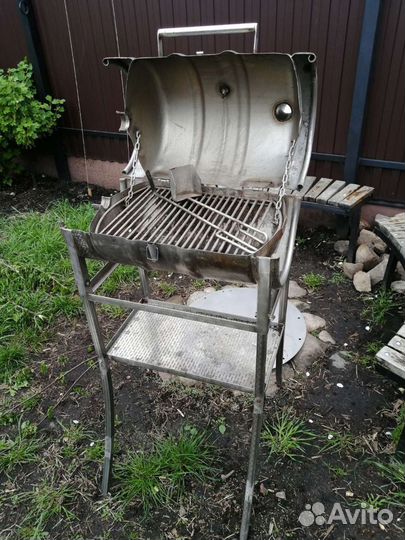 Мангал из нержавейки эксклюзивный